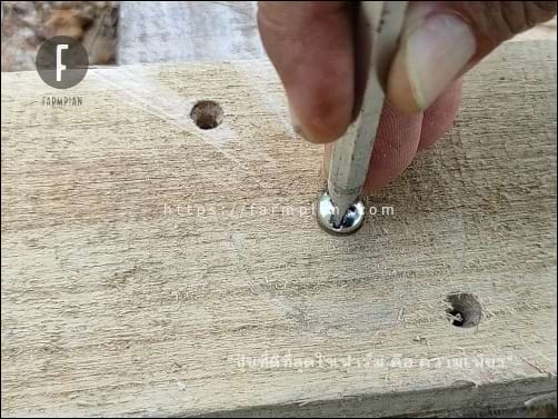 รอยผ่าของหัวสกรู ต้องกว้างพอที่ปลายไขควง จะเสียบลงไปได้สุด ไม่งั้น ตอนออกแรงขันสกรู เราอาจจะทำให้หัวสกรูเสียอีกรอบก็เป็นได้